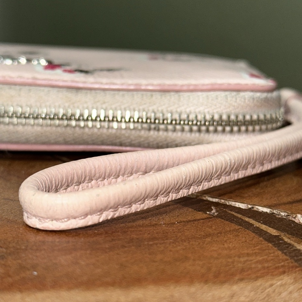 COACH Floral Crossgrain Wallet/Wristlet - Picture 8 of 14